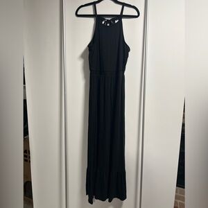 Old Navy Black Sleeveless Maxi Dress